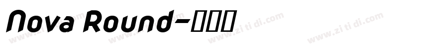 Nova Round字体转换